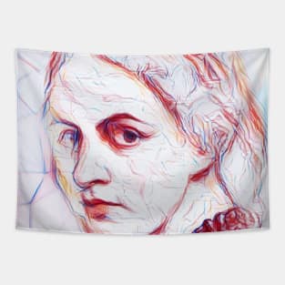 Anne Bronte Portrait | Anne Bronte Artwork, Line Art Tapestry