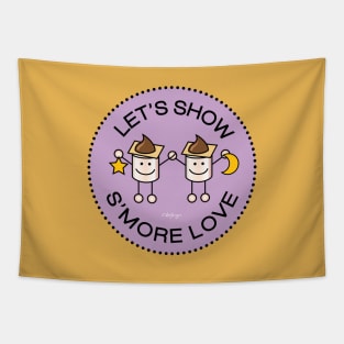 Let's Show S'More Love - lilac Tapestry