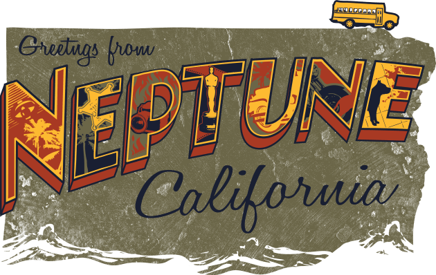 Greetings from Neptune Kids T-Shirt by oneshoeoff