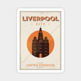 Liverpool Poster Design Magnet