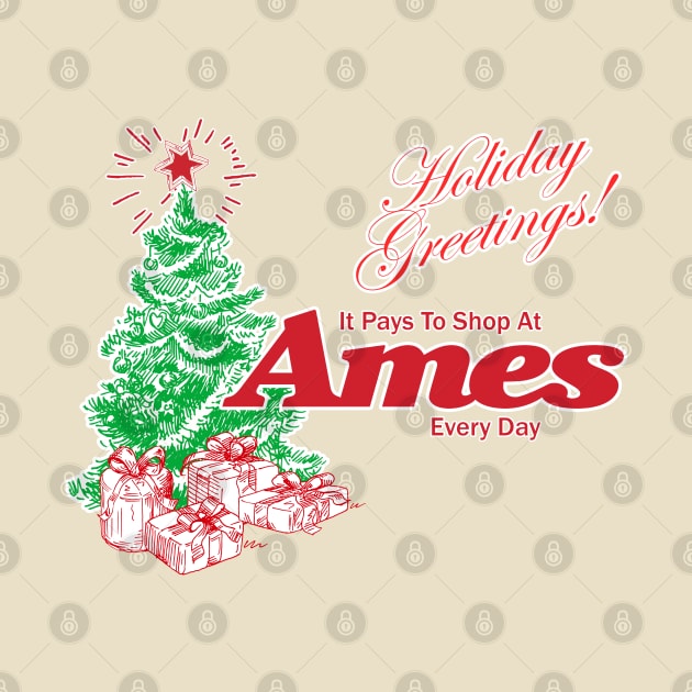 Ames Discount Department Store Holiday Greetings by Tee Arcade