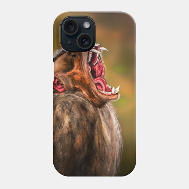 Bonnet Macaque Phone Case by Aniket Patel