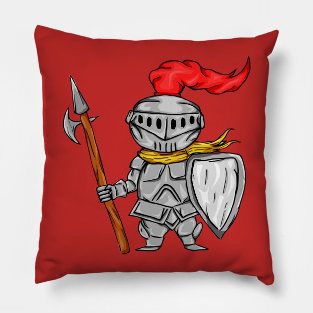 A Little Knight Pillow by fixedthor