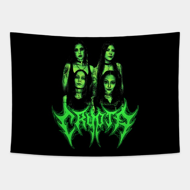 Crypta death metal Tapestry by Fatdukon