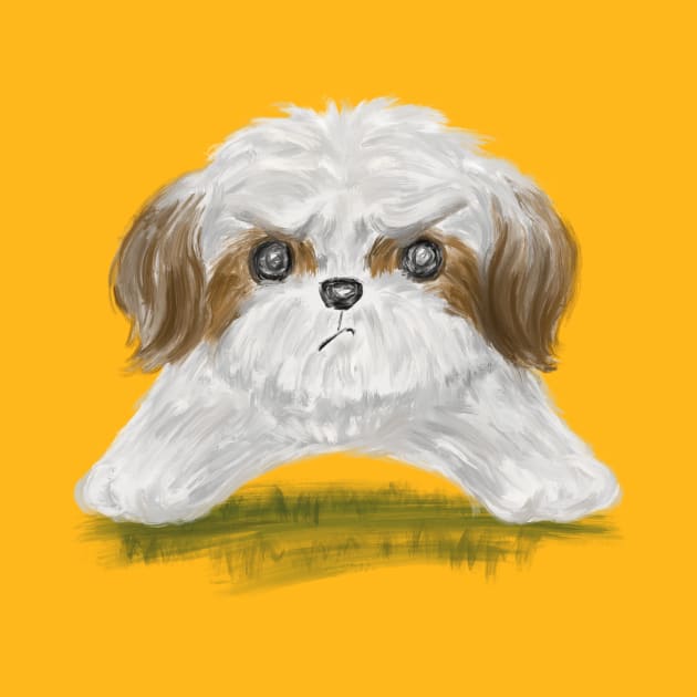 Grumpy Shih Tzu by sanogawa