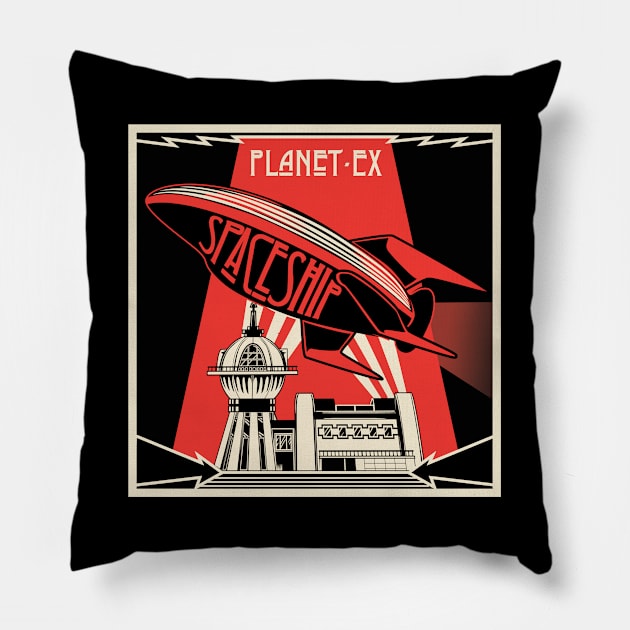 Spaceship Pillow by SergioDoe