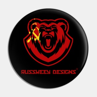 Russkeey Designs Logo (USSR) Pin