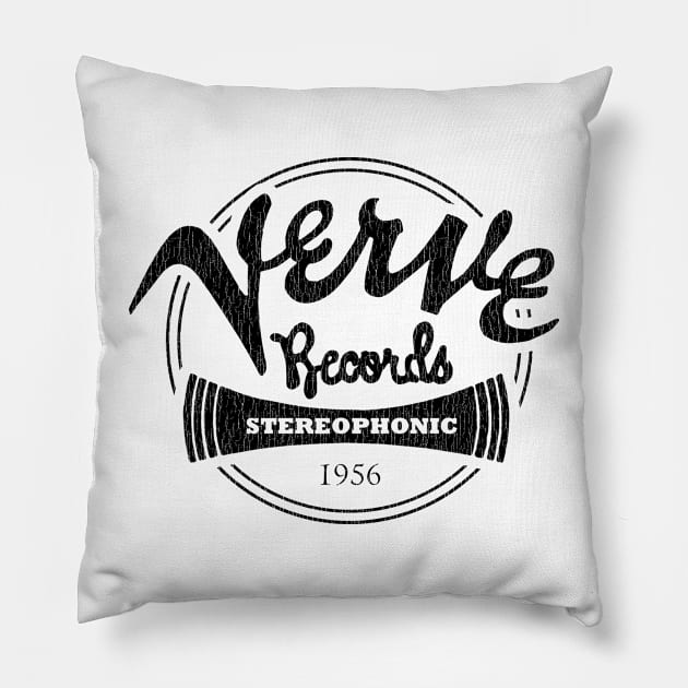 Stereo Retro Verve 1956 Pillow by Hidarsup Bahagiarsa