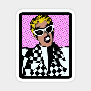 Cardi B style pop art Magnet