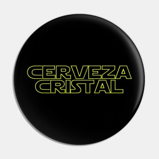 Cerveza Cristal - Yellow Outline Pin