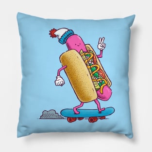 Skater Chicago Dog Pillow