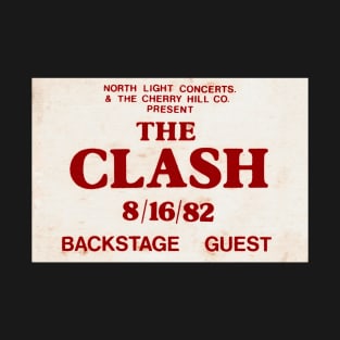 The Clash 1982 Backstage Pass T-Shirt