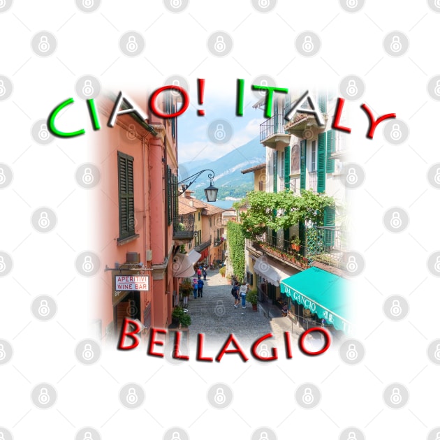 Bellagio, Lake Como, Italy by TouristMerch