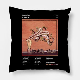 Arcade Fire - Funeral Tracklist Album Pillow