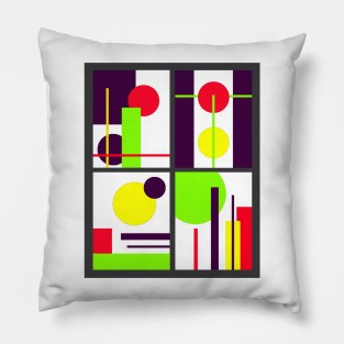 Geometric Urban 4 Pillow