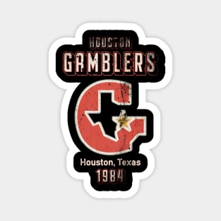 Gamblers 1984 football Magnet