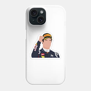 Australian Formula 1 driver Mark Webber celebrating on the podium Phone Case