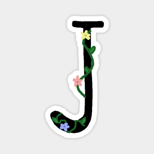 "J" initial Magnet