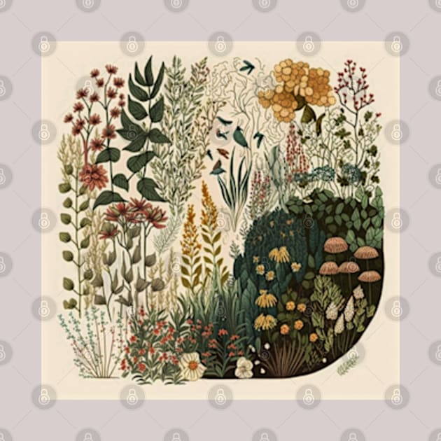 Beautiful Wildflowers garden by teehood