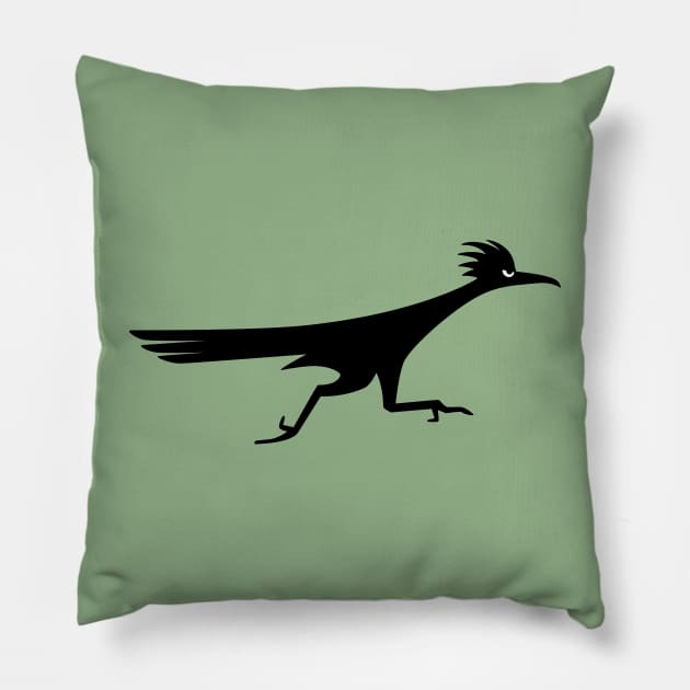 Angry Animals: roadrunner Pillow by VrijFormaat