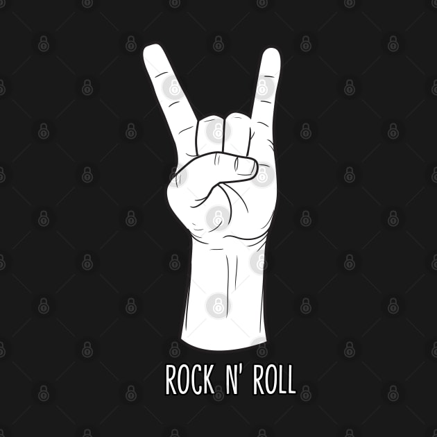 The Symbol of Rock N Roll by Tee Tow Argh 