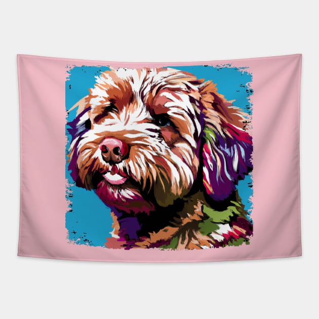 Lagotto Romagnolo Pop Art - Dog Lover Gifts Tapestry by PawPopArt