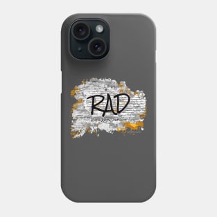 River Arts District - Asheville, NC - Rustic CharcoalGreyBG 21 Phone Case