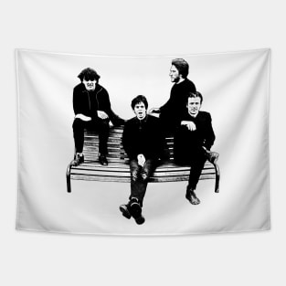 Black and White Retro Tapestry