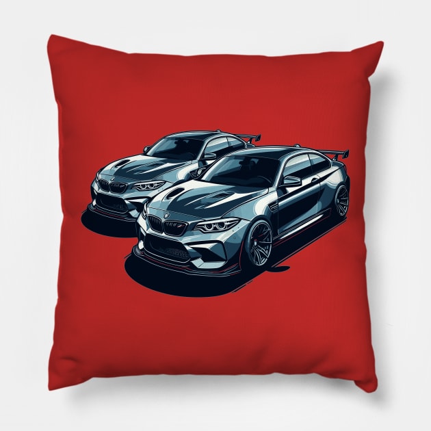 BMW M2 Pillow by Vehicles-Art