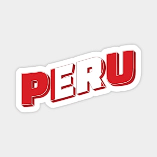 Peru Vintage style retro souvenir Magnet