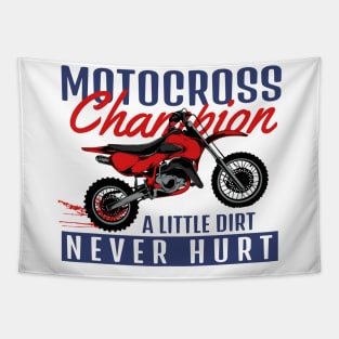 Motorcross Champion Tapestry