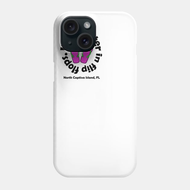 life is better in flip flops. pink logo Phone Case by Ultra Local