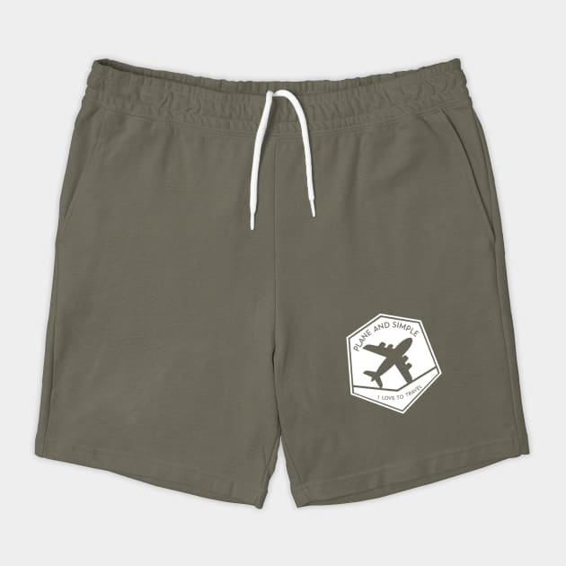 Plane and Simple, I Love to Travel by DIGITAL MERCH CREATIONS