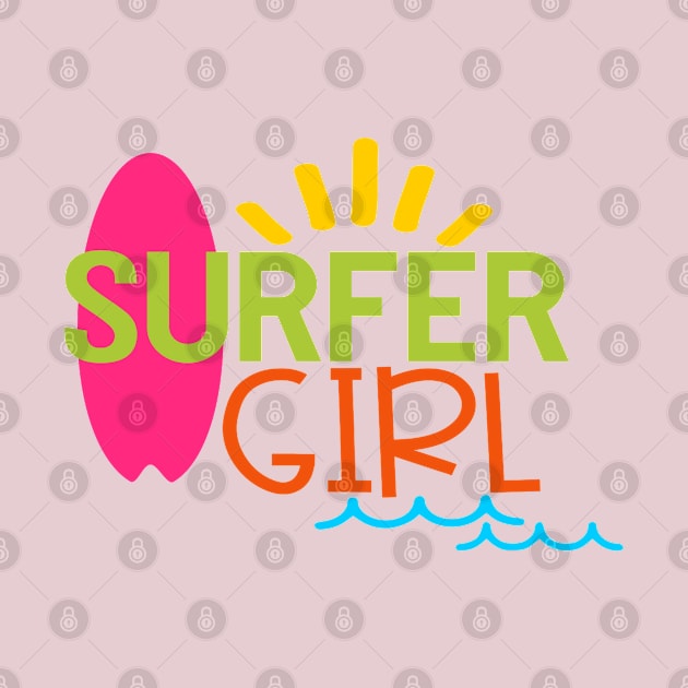 Surfer Girl by tropicalteesshop