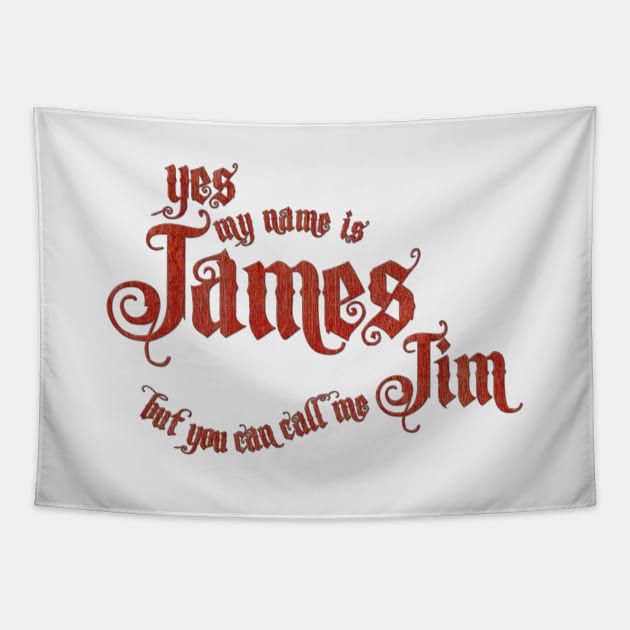 my name is James Tapestry by Bespired