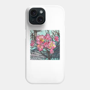 Pink cherry blossoms Phone Case