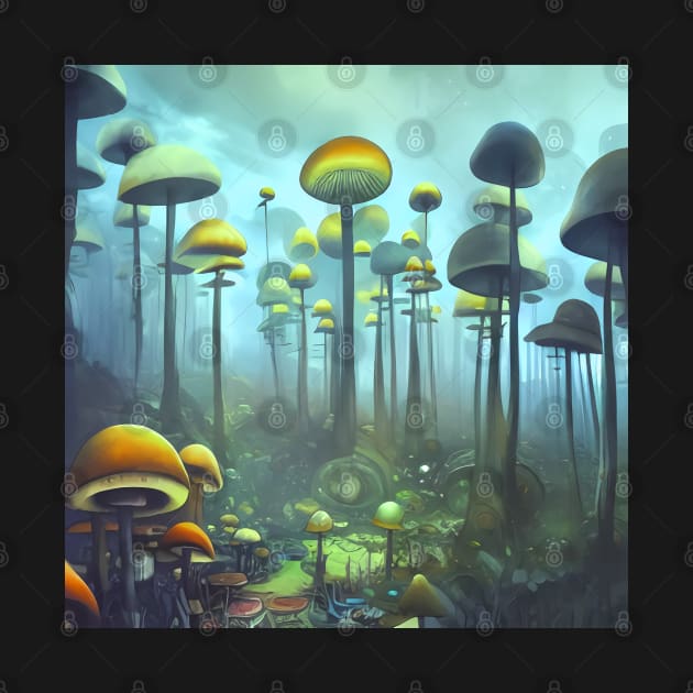 Over The Next Mushroom Over The Next by Infinity Painting