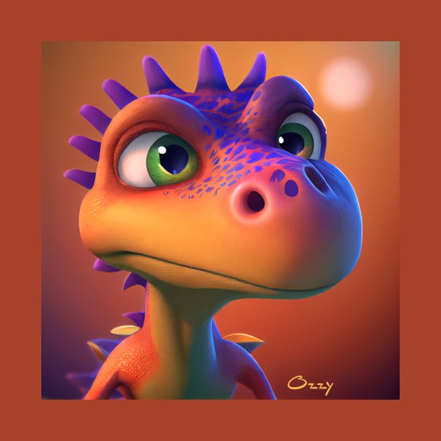 Baby Dinosaur Dino Bambino - Ozzy by KOTOdesign