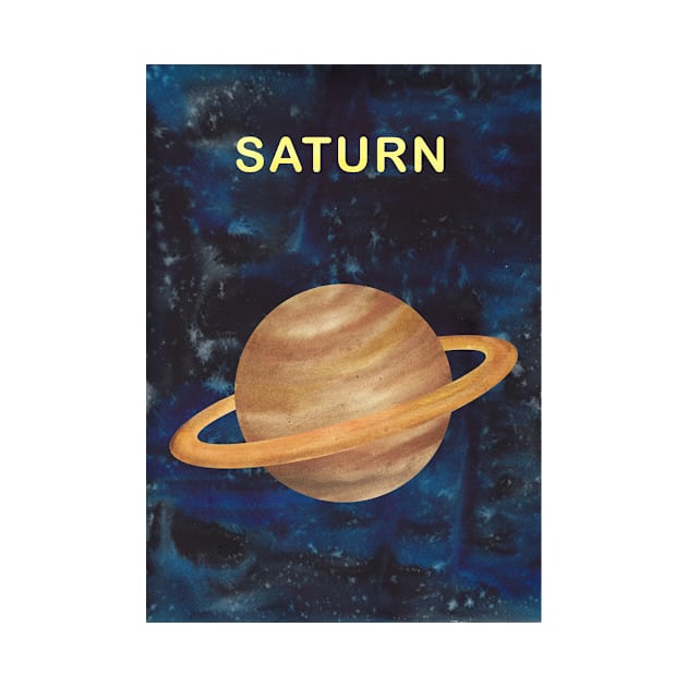 Saturn Poster by Wanda City