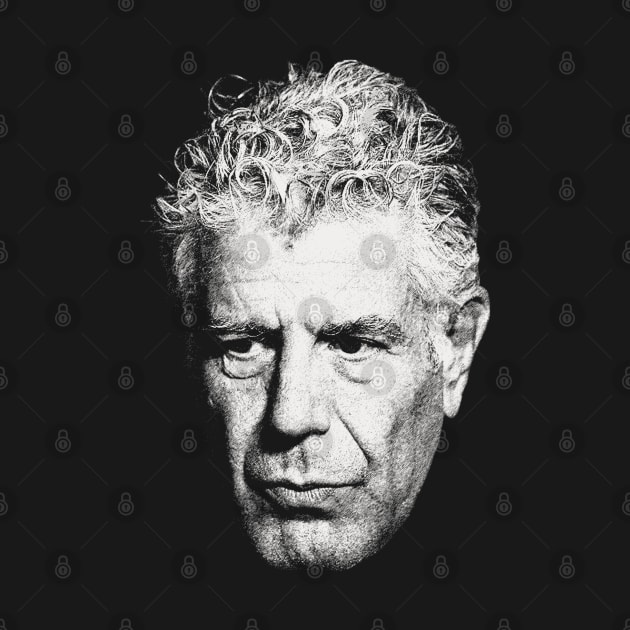 Portrait Anthony Bourdain by LEMESGAKPROVE