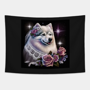 Bridal Finnish Lapphund Tapestry