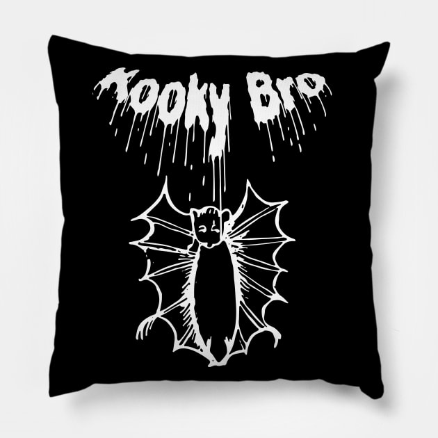 Kooky Bro Pillow by Crimson Leo Designs