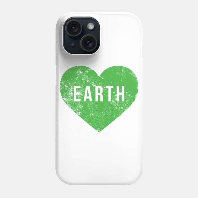 Heart Love Earth Phone Case by BANWA