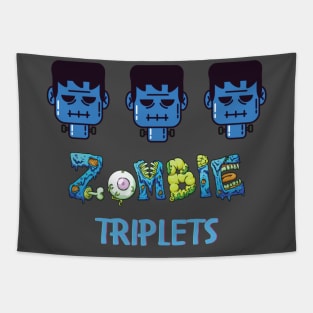 Zombie Triplets T-shirt Tapestry