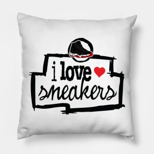 I Love Sneakers Bred Pillow