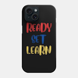 School Themed Design - Ready Set Learn Phone Case