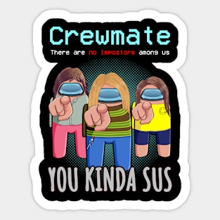 Youre Sus Emoji Sticker for Sale by AlpacaSmokes