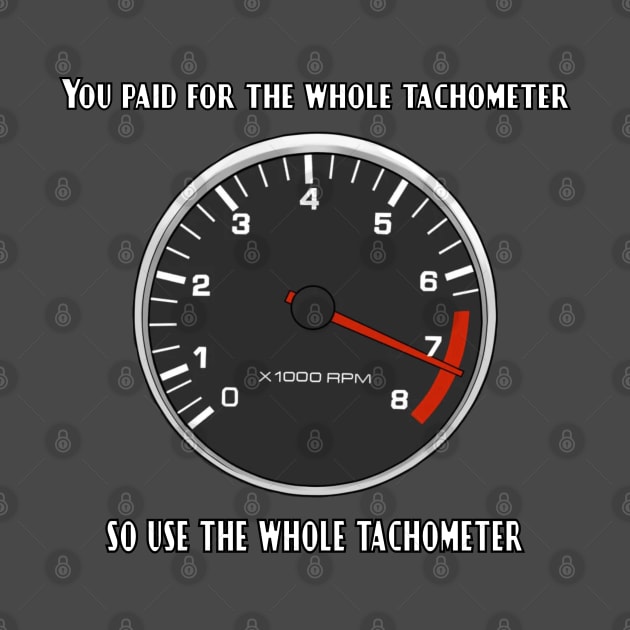 Tachometer shirt by NICHETHREAD