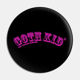 Goth Kid Pin