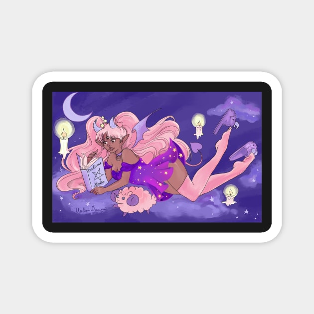 Sweet and bitter dreams Magnet by KaijuCupcakes